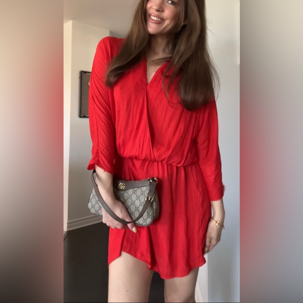 Red dress